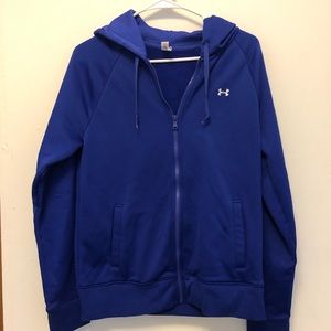 Women’s Under Armour Blue Zip Up size Medium